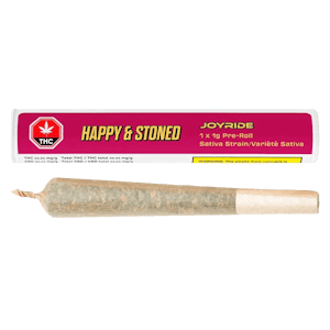 HAPPY & STONED - Joyride 1 x 1g Pre-Roll