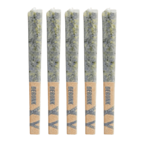 DEBUNK - 24K Gold Sativa Crushed Diamond Infused Pre-Rolls - 5x0.5g