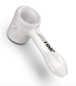 HMP - 4.5" HMP Glass Hammer Pipe | White