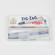 Zig Zag Pre-Rolled White 1 1/4 Paper Cones