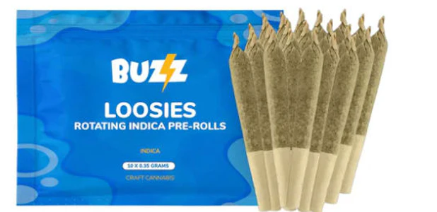 Buzz - Loosies Rotating Indica Pre-Rolls - 0.5 x 28