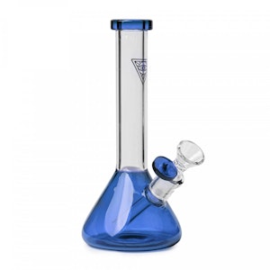 Red Eye Glass - RED EYE TEK - 8" Midge Mini Beaker(Blue)