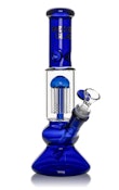 RED EYE GLASS - 10" Blaze Water Pipe(Blue)