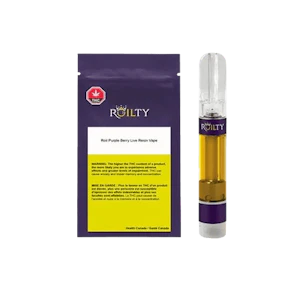 Roilty - Roilty Roil Purple Berry Live Resin 1g Prefilled Vape Cartridge