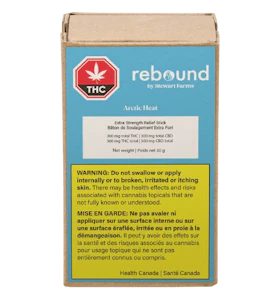 Stewart Farms - Arctic Heat - Extra Strength 30g Relief Stick - Rebound by Stewart Farms