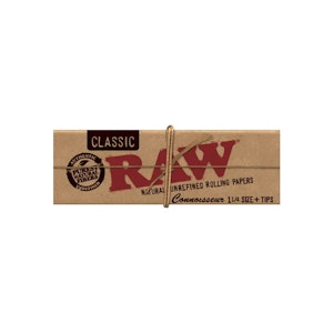 RAW - RAW - Classic | Connoisseur 1 1/4 Papers + Tips