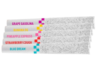 Claybourne - Flyers Frosted Infused Variety Pack Pre-Rolls | 5x0.5g