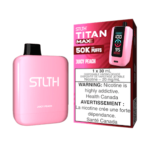 STLTH TITAN MAX - Juicy Peach - 50K Puffs - 20mg/mL