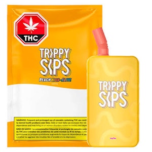 Trippy Sips - Trippy Sips Peach High-Alive Gulps THC:CBG 2g Disposable Vape