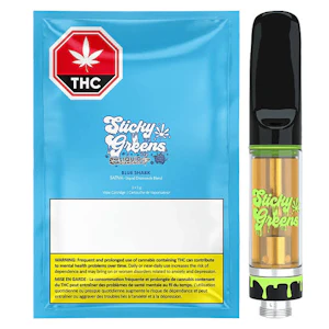 Sticky Greens - Sticky Greens Blue Shark Liquid Diamond 1g Prefilled Vape Cartridge