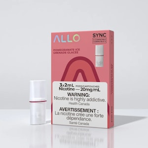 ALLO - Allo Sync Pod Pack Pomegranate Ice 20mg 3/PK