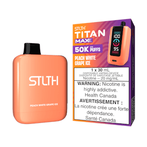 STLTH TITAN MAX - Peach White Grape Ice - 50K Puffs - 20mg/mL