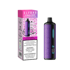 ELF Bar E-Shisha - Grape Mint - 30K Puffs - 20mg/mL