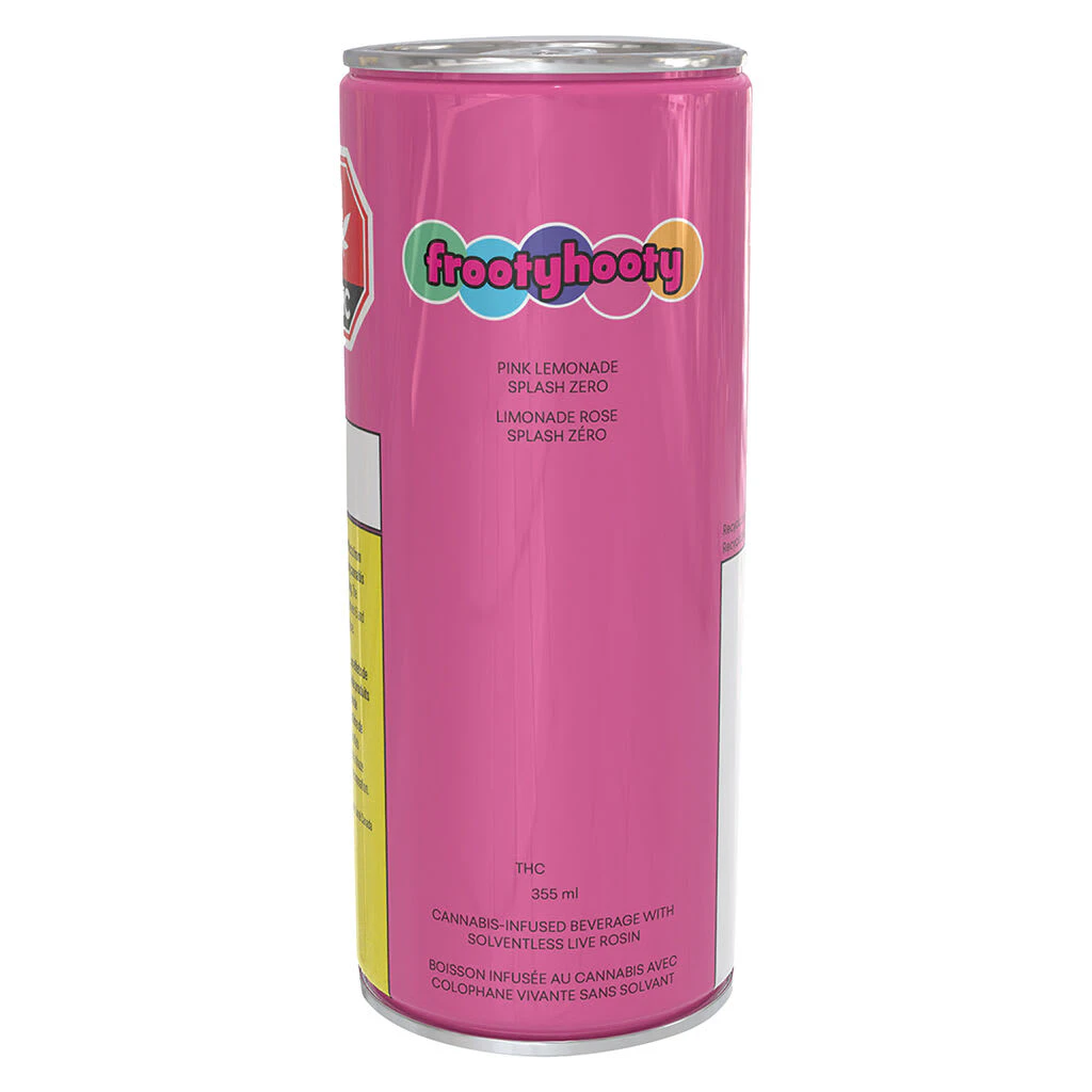 frootyhooty - frootyhooty Pink Lemonade Splash Zero 355ml Sparkling Beverage Main Image