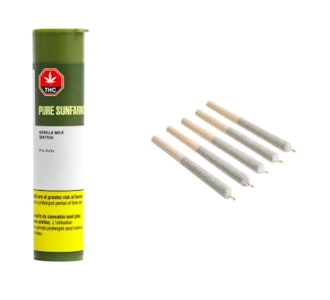 Pure Sunfarms - Gorilla Milk  5 x 0.5g Pre-Rolls