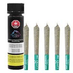 Valhalla Flwr - Rainbow Lava Pre-rolls by Valhalla 5x0.5G