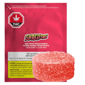 Shred'ems - Red Apple Peach Indica MAX10 1x 4.5g THC Soft Chew