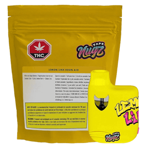 Nugz - Nugz Lemon Linx Resin 1g Disposable Vape