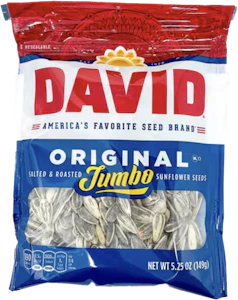 David - David Jumbo Sunflower Seeds Original (Salted & Roasted)