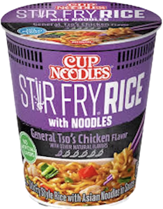 Nissin - Nissin Cup Noodles - Stir Fry Rice w. Noodles General Tso Chicken Flavor