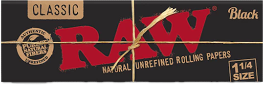 Raw 1 1/4 Papers | Black