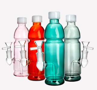 Headsworld  - ENERGY DRINK STYLE BONG | RED/BROWN 7.5 INCH