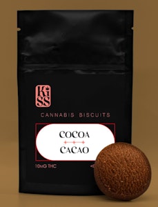 THC BioMed - THC Kiss Double Chocolate Chip Biscuit - THC 10mg x 1