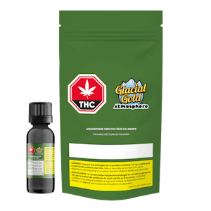Glacial Gold - Glacial Gold - Atmosphere CBG:THC 15mg:15mg 33.3g Oil