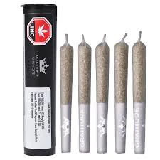 QUEEN OF BUD - Shungite Earl Grey Ice Cream 5 x 0.5g Liquid Diamond Infused Pre-Rolls Main Image