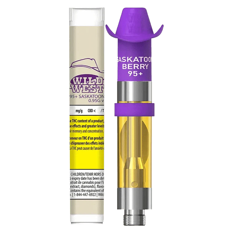 WILD WEST - Wild West Saskatoon Berry Liquid Diamonds 0.95g Prefilled Vape Cartridge Main Image