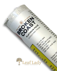 broken coast - Platinum Pavé Pre-roll 5x0.5g Pre-Rolls