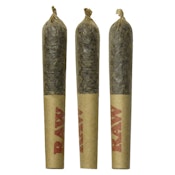 Dab Bods - Baja Banana Disti Infused Joints - Hybrid - 3x0.5g