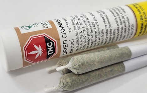 One World Cannabis - Karamel 3 x 0.5g Pre-Rolls by One World Cannabis