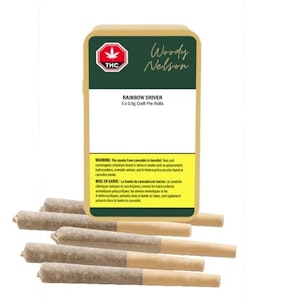 Woody Nelson - Rainbow Driver Craft Pre-Rolls | 5x0.5g