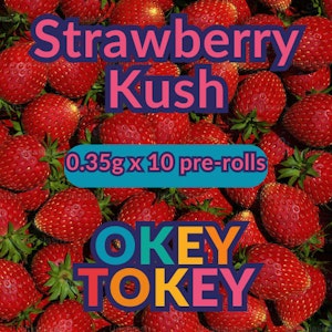 Okey Tokey - Strawberry Kush (0.35g x 10PR) - Okey Tokey
