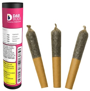 Dab Bods - DAB BODS - Hawaiian Plushers 60's+ 3 x 0.5g Dbl Infused Pre-Rolls