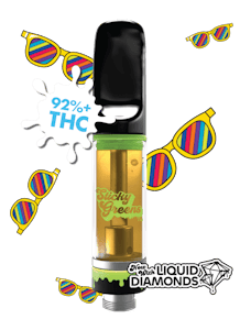 Sticky Greens - Sticky Greens Double Rainbow Liquid Diamond 1g Prefilled Vape Cartridge