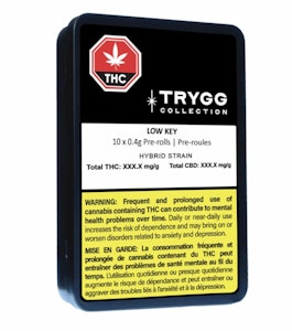 TRYGG - LOW KEY 0.4G 10PK TRYGG 4G