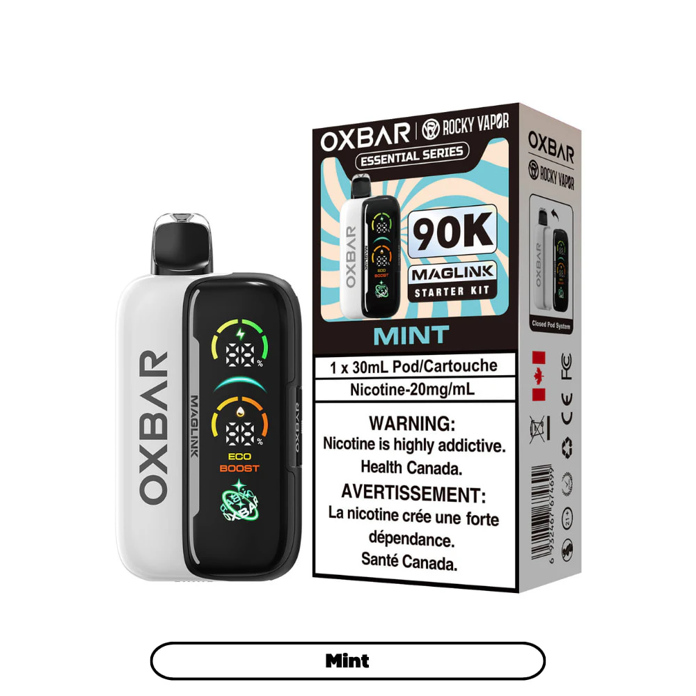 OXBAR X MAGLINK - Mint (Starter Kit) - 30ml - 20mg - OXBAR X MAGLINK Main Image