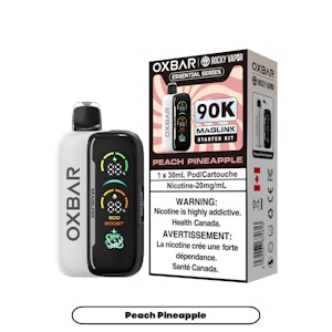 OXBAR X MAGLINK - Peach Pineapple (Starter Kit) - 30ml - 20mg - OXBAR X MAGLINK