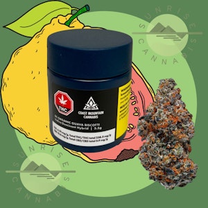 COAST MOUNTAIN CANNABIS - GUAVA BISCOTTI - COAST MOUNTAIN - 3.5G