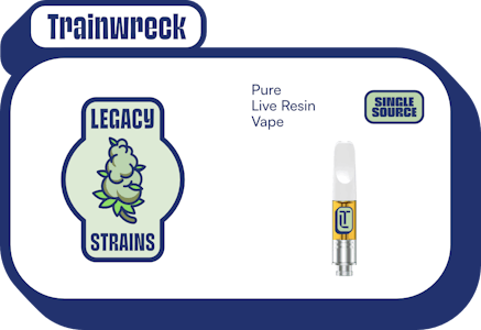 Terra Labs - Trainwreck Live Resin Vape Cart - 1g