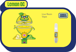 Lemon OG Live Resin Vape Cart - 1g