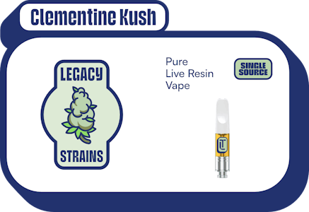 Terra Labs - Clementine Kush Live Resin Vape Cart - 1g
