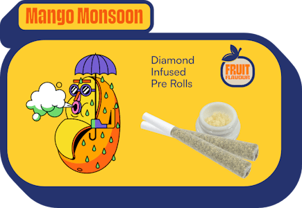 Terra Labs - Mango Monsoon Infused Pre-Rolls - 0.5g x 5