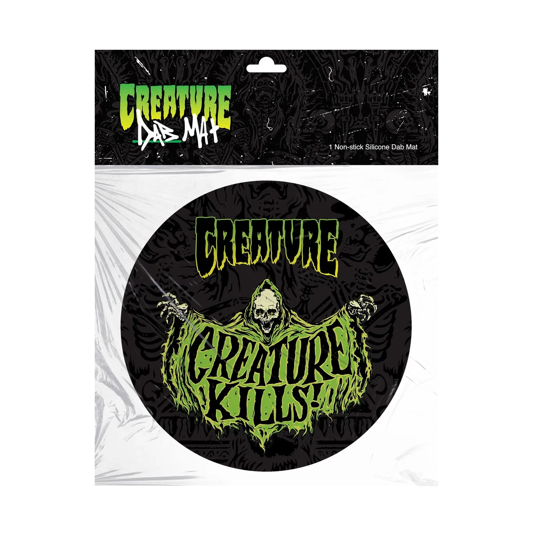West Coast Gifts - 7.8" Reaper Kills Silicone Dab Mat Main Image