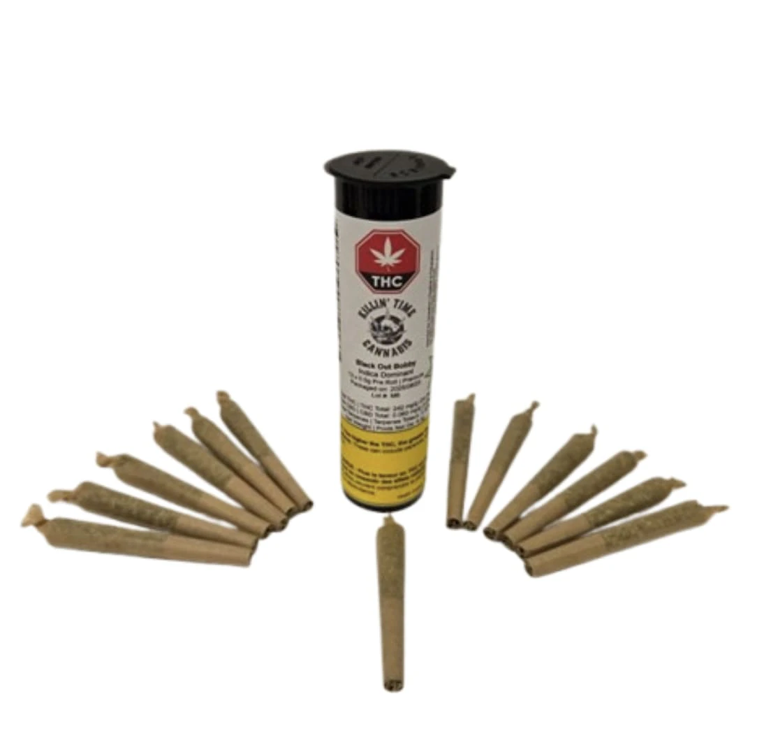 Killin Time Cannabis - Black Out Bobby Pre-rolls -13x0.5g Main Image