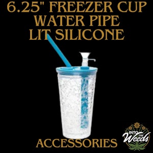 LIT Silicone - Freezer Cup Water Pipe - Blue