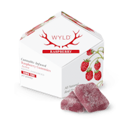 Multipack of 10, Wyld Raspberry THC (100mg THC) Soft Chews