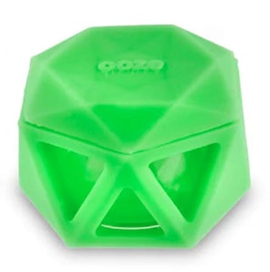 Ooze - Ooze Geode - Silicone & Glass Container (Slime Green)